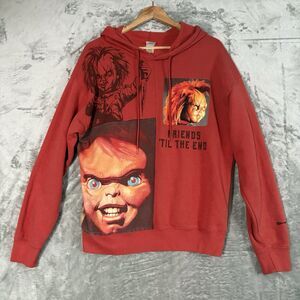 CHUCKY Child's Play Hoodie Pullover Sweatshirt  FRIENDS 'TIL THE END - Sz Small